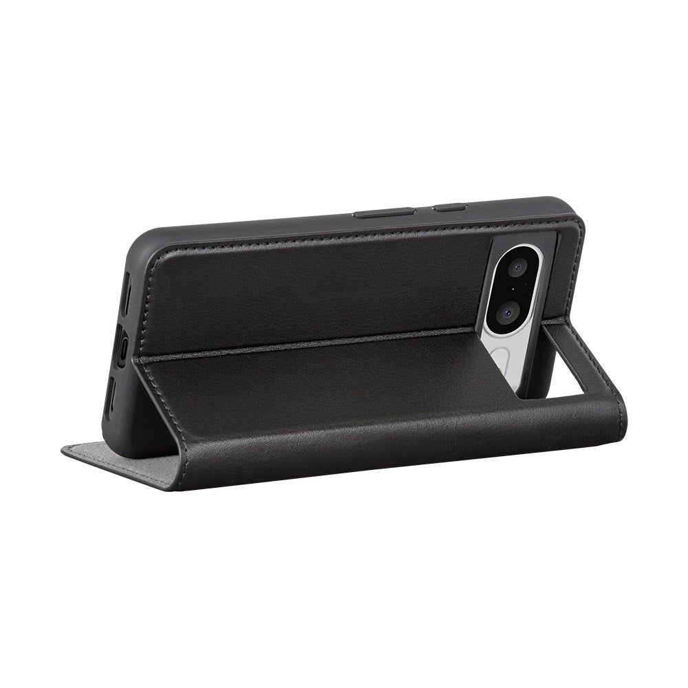 Google Pixel 8 dbramante1928 Oslo Ultra-Slim Leather Flip Cover m. Lommebok - Svart