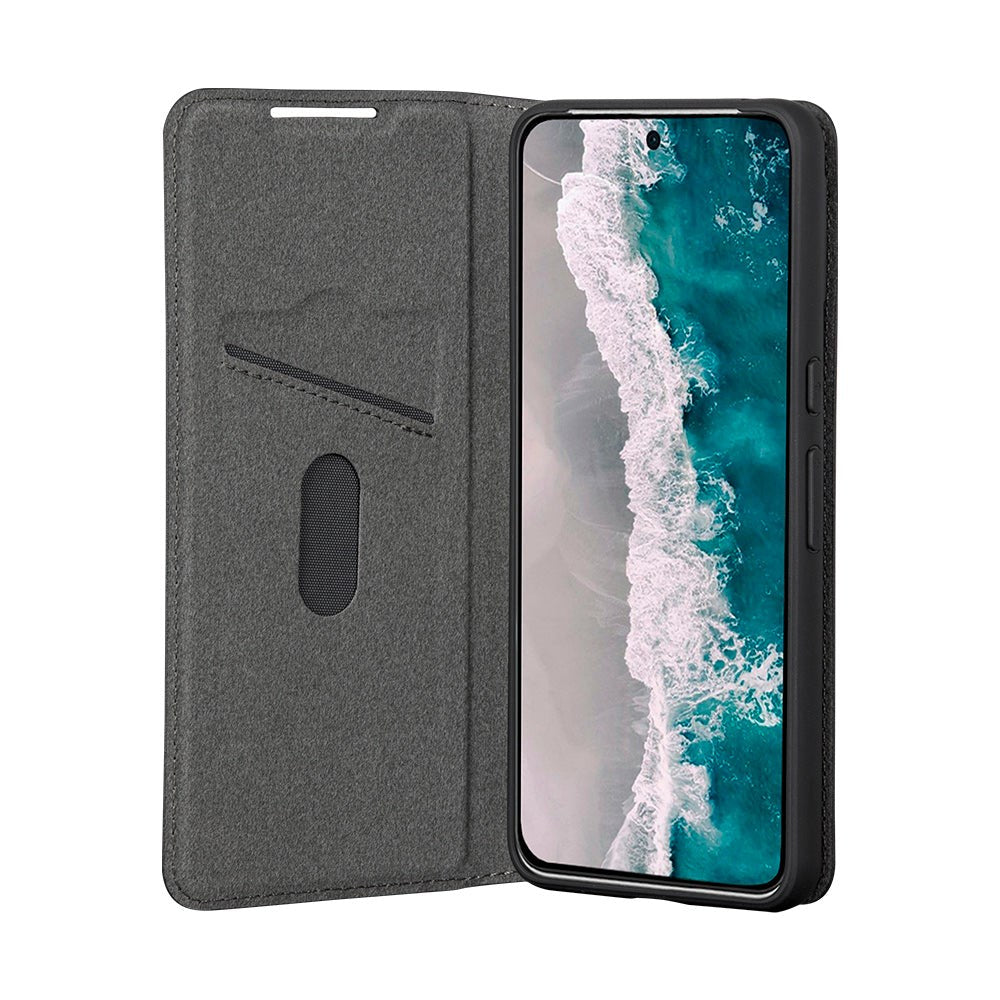 Google Pixel 8 Pro dbramante1928 Oslo Ultra-Slim Leather Flip Cover m. Lommebok - Svart