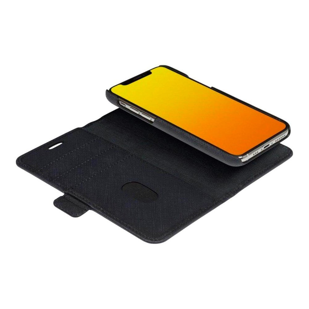 iPhone 11 Pro - dbramante1928 New York 2-i-1 Ægte Læder Flip Cover - Night Black