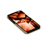 iPhone 12 Mini - dbramante1928 New York 2-i-1 Ægte Læder Flip Cover - Sahara Sand