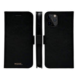 dbramante1928 Fashion New York iPhone 12 Pro Max magnetisk skinndeksel m. Kortholder - Night Black