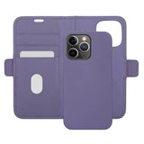 iPhone 13 Pro Max dbramante1928 New York magnetisk ekte skinndeksel m. Lommebok - Daybreak Purple