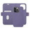 iPhone 13 Pro Max dbramante1928 New York magnetisk ekte skinndeksel m. Lommebok - Daybreak Purple