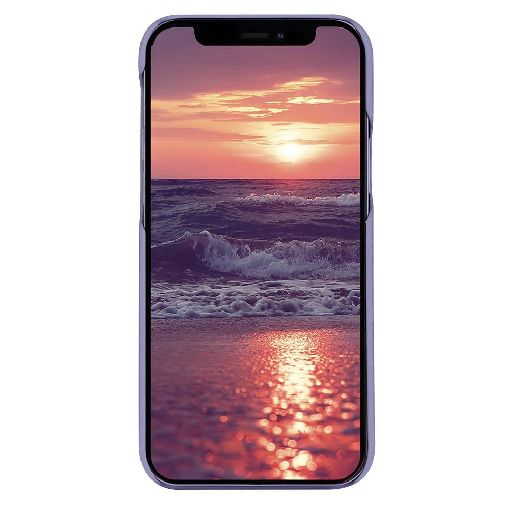 iPhone 13 Pro Max dbramante1928 New York magnetisk ekte skinndeksel m. Lommebok - Daybreak Purple