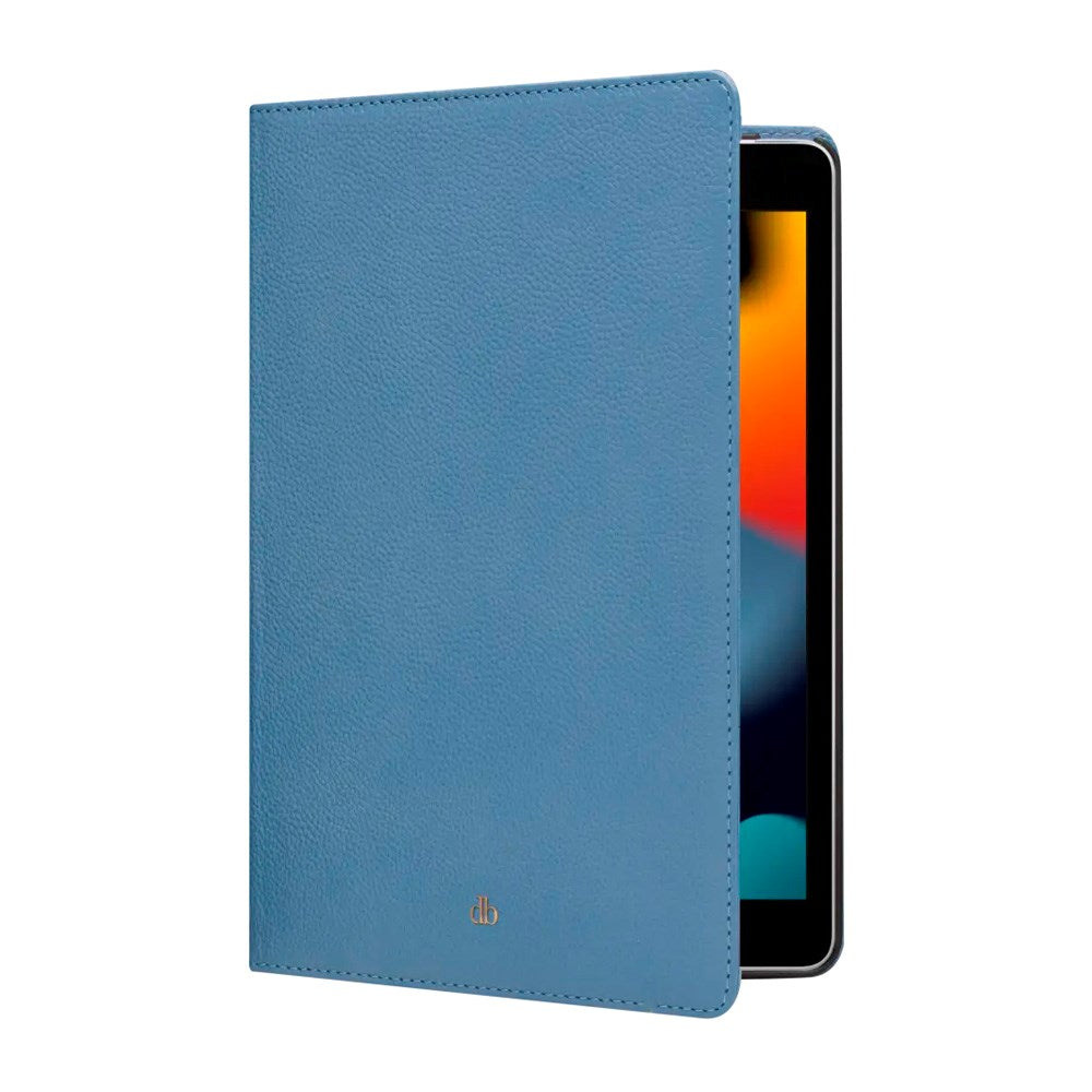 dbramante1928 - iPad 10.2" (2021 / 2020 / 2019) Tokyo Ægte Læder Flip Cover - Marine Blue