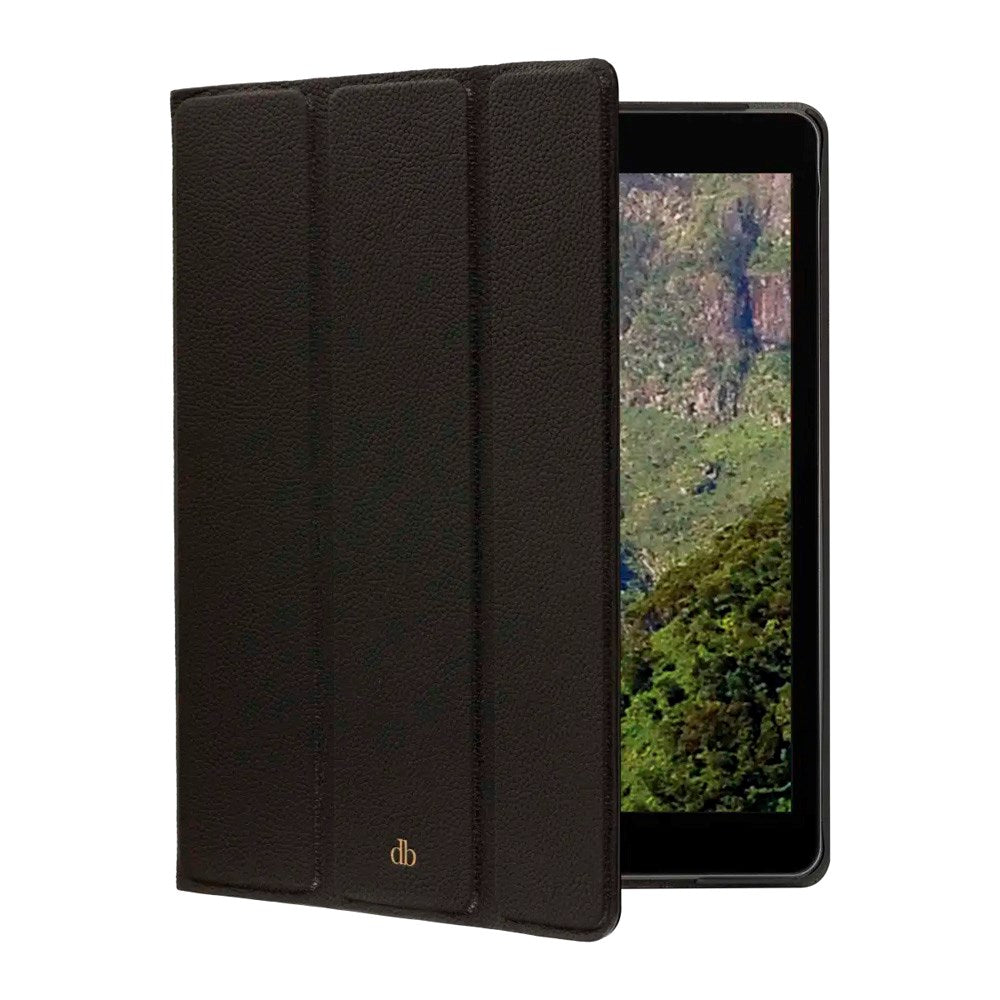 dbramante1928 - iPad 10.2" (2021 / 2020 / 2019) Milan Ægte Læder Flip Cover - Night Black