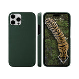 iPhone 15 Pro Max - dbramante1928 New York 2-i-1 Ægte Læder Flip Cover - Evergreen