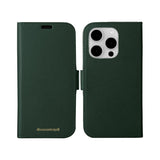 iPhone 15 Pro Max - dbramante1928 New York 2-i-1 Ægte Læder Flip Cover - Evergreen