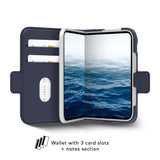 iPhone Duo dbramante1928 Copenhagen Kick ICON Cover - MagSafe Kompatibel - Deep Water
