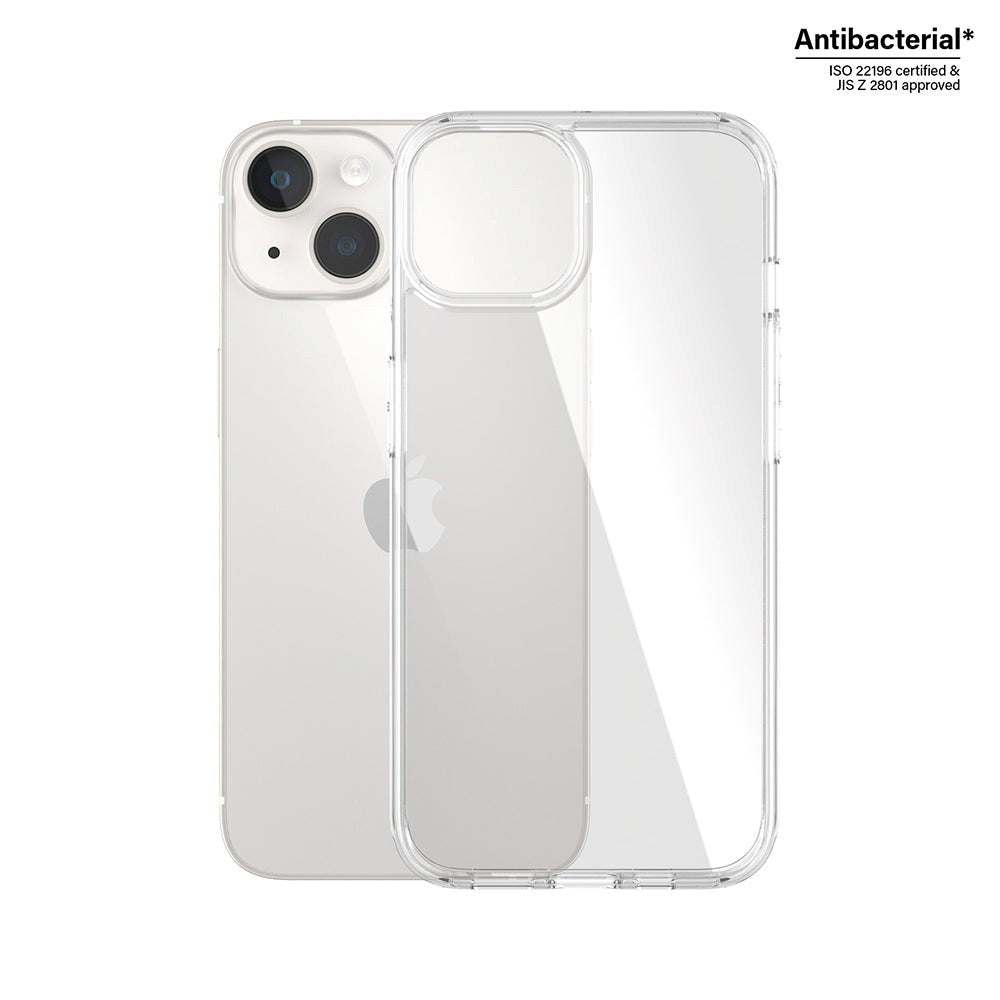 iPhone 14 / 13 Bakdeksel PanzerGlass HardCase Antibakteriell - Gjennomsiktig