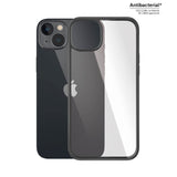 iPhone 14 Plus bakdeksel PanzerGlass Antibacterial ClearCase - Black Edge