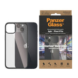 iPhone 14 Plus bakdeksel PanzerGlass Antibacterial ClearCase - Black Edge