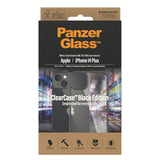 iPhone 14 Plus bakdeksel PanzerGlass Antibacterial ClearCase - Black Edge