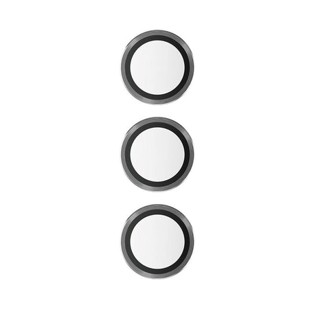 Samsung Galaxy Z Fold5 PanzerGlass bøyler - Kamerabeskyttelsesglass - Gjennomsiktig / Svart