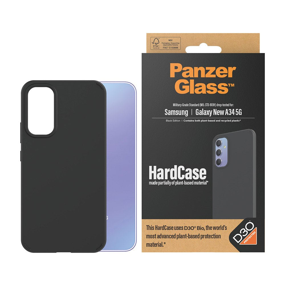 Samsung Galaxy A35 (5G) Bakdeksel PanzerGlass D3O Bio HardCase - Svart