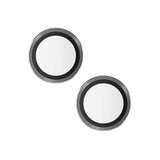 iPhone 14 / 14 Plus PanzerGlass bøyler - Kamerabeskyttelsesglass - Gjennomsiktig / Svart