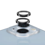 iPhone 14 / 14 Plus PanzerGlass bøyler - Kamerabeskyttelsesglass - Gjennomsiktig / Svart