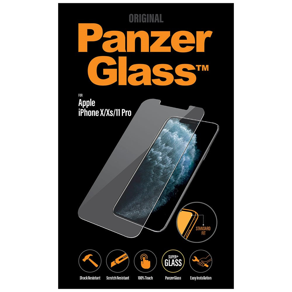 iPhone 11 Pro / Xs / X PanzerGlass Standard Fit - Gjennomsiktig