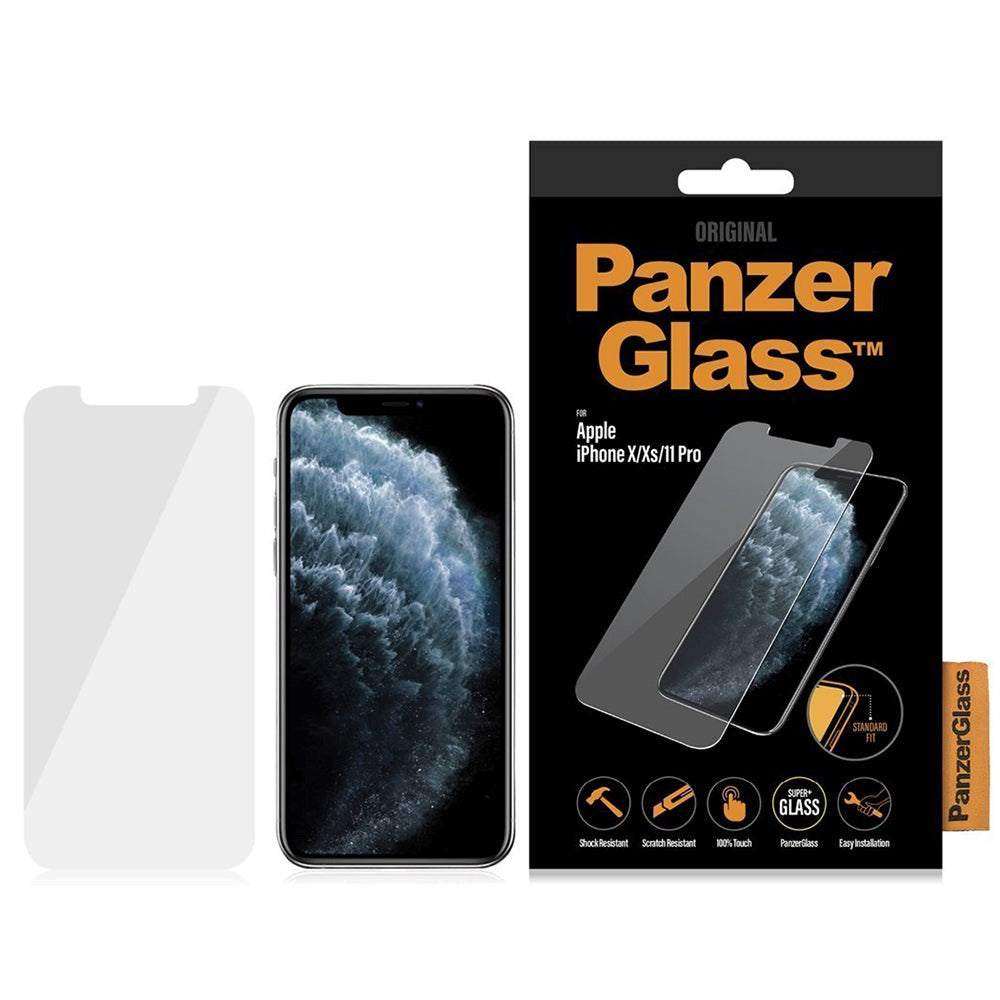 iPhone 11 Pro / Xs / X PanzerGlass Standard Fit - Gjennomsiktig