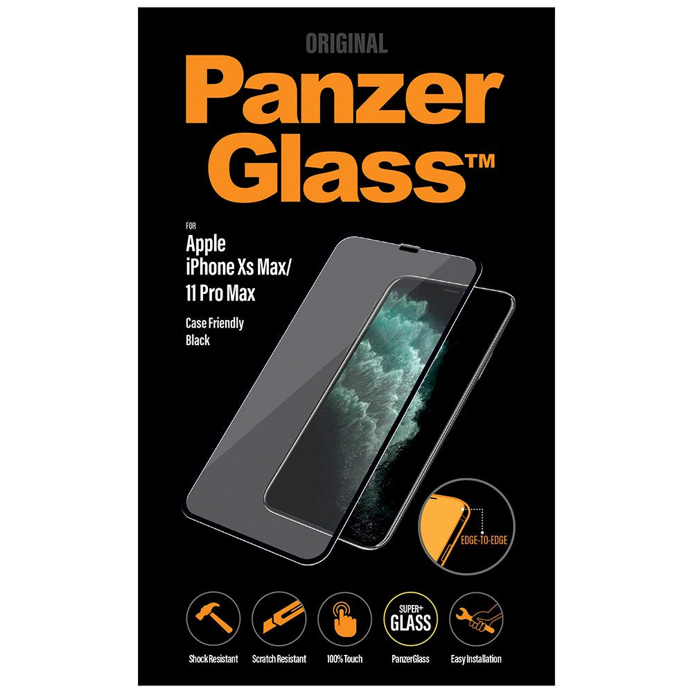 iPhone 11 Pro Max / Xs Max PanzerGlass Edge-To-Edge - Svart
