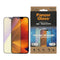 iPhone 14 / 13 / 13 Pro PanzerGlass AntiBacterial Ultra Wide Fit skjermbeskytter - Easy Aligner - Anti-blått lys - Diamantstyrke