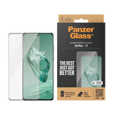 OnePlus 12 PanzerGlass Ultra Wide Fit Skjermbeskytter - Platinum Styrke - Svart kant