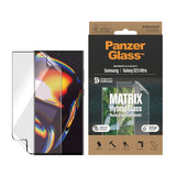 Samsung Galaxy S23 Ultra PanzerGlass Matrix Hybrid Glass Antibakteriell Ultra Wide Fit Skjermbeskytter - AlignerKit - Platinum Strength - Gjennomsiktig