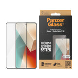 Xiaomi Redmi Note 13 (5G) PanzerGlass Ultra Wide Fit skjermbeskytter - Platinastyrke - Svart kant