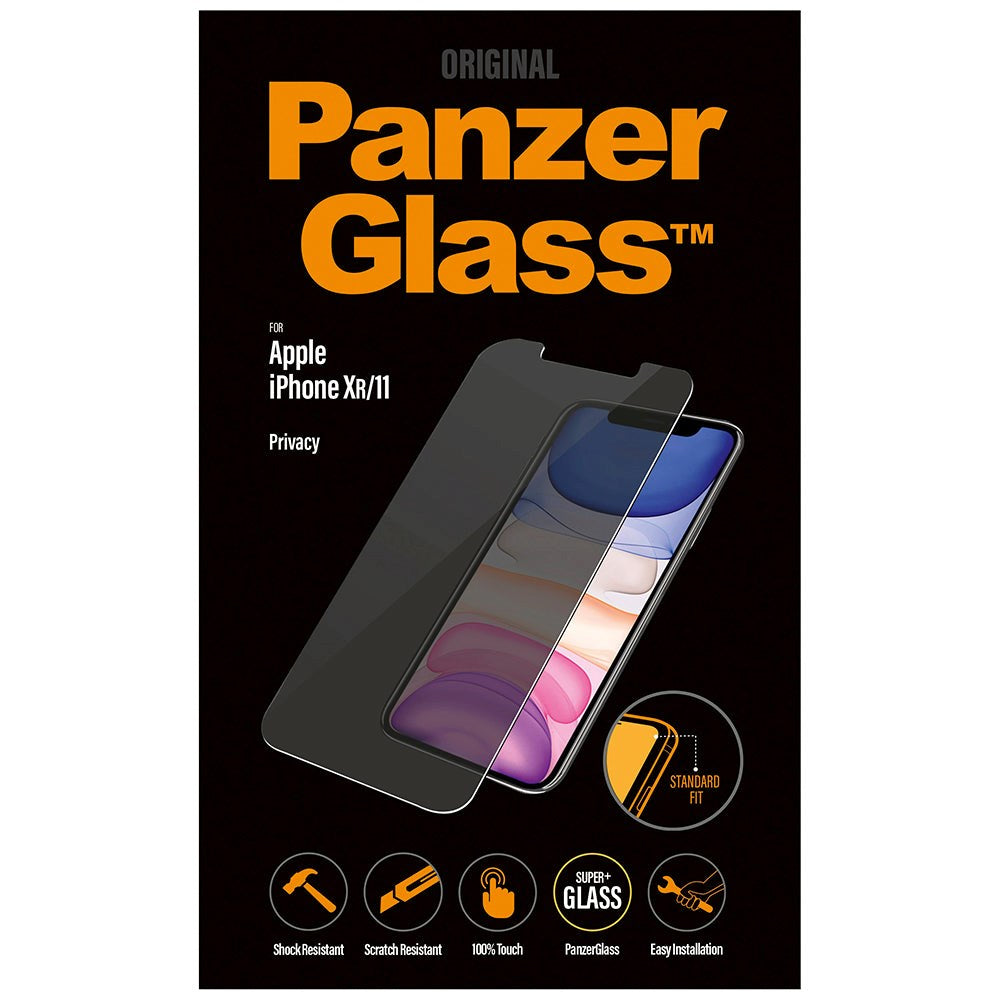 iPhone 11 / XR PanzerGlass Standard Fit skjermbeskytter - Personvern