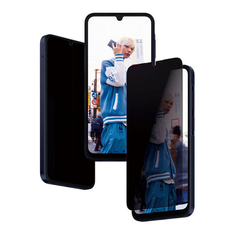 Samsung Galaxy A25 (5G) PanzerGlass Ultra Wide Fit Re:fresh Beskyttende glass m. EasyAligner - Personvern - Platinum Styrke - Gjennomsiktig / Svart kant