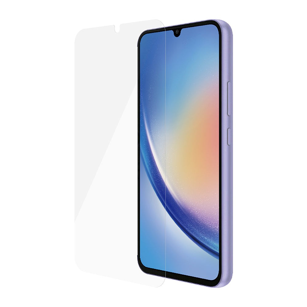 Samsung Galaxy A34 (5G) Safe By PanzerGlass® Ultra-Wide Fit-skjermbeskytter - Veskevennlig - Gullstyrke - Gjennomsiktig
