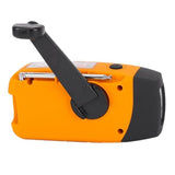 Xceed Emergency Radio w. Solar PowerBank 5000mAh og lommelykt - svart / gul