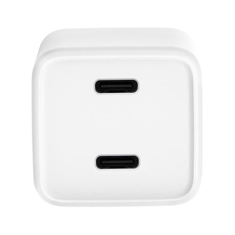 Xceed 35W GaN Multifunktionel Vægoplader - 2 x USB-C - Hvid