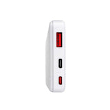 Xceed Powerbank 10.000mAh - USB-C + USB-A - Hvid