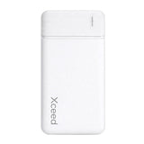 Xceed Powerbank 10.000mAh - USB-C + USB-A - Hvid