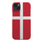 EIDERWOOD iPhone 14 Hård Plastik Bagside Cover - Danmarks Flag