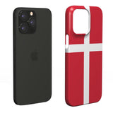 EIDERWOOD iPhone 12 Pro Hardplast Bakdeksel - Danmarks flagg