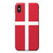EIDERWOOD iPhone X /Xs Hard Plastic Bakdeksel - Danmarks flagg