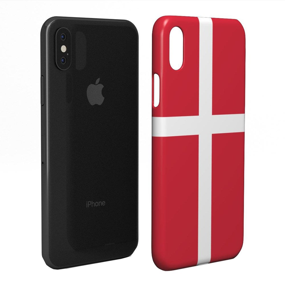 EIDERWOOD iPhone XR Hardplast Bakdeksel - Danmarks flagg