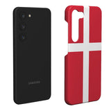 EIDERWOOD Samsung Galaxy S22 Ultra Hard Plastic Bakdeksel - Danmarks flagg