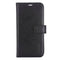 RadiCover Exclusive 2-in-1 Anti Stråling iPhone 16 Læder Flip Cover m. Pung - MagSafe Kompatibel - Sort
