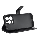 RadiCover iPhone 16 Pro Anti Radiation Vegan Leather Flip Cover m. Lommebok - MagSafe-kompatibel - Svart