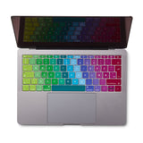 Philbert MacBook (A1534 / A1708) Tastaturdeksel m. Dansk tastatur - Rainbow