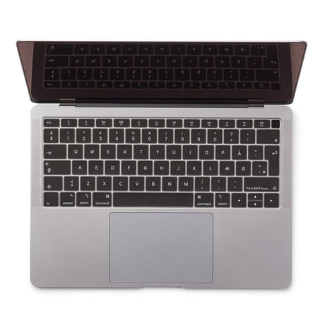 Philbert MacBook Air (A1932) tastaturdeksel m. Dansk tastatur - Svart
