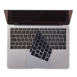 Philbert MacBook Air (A1932) tastaturdeksel m. Dansk tastatur - Svart