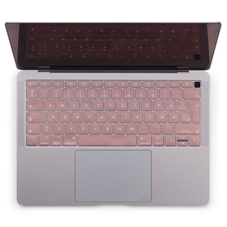 Philbert MacBook Air (A1932) tastaturdeksel m. Dansk tastatur - Rosa