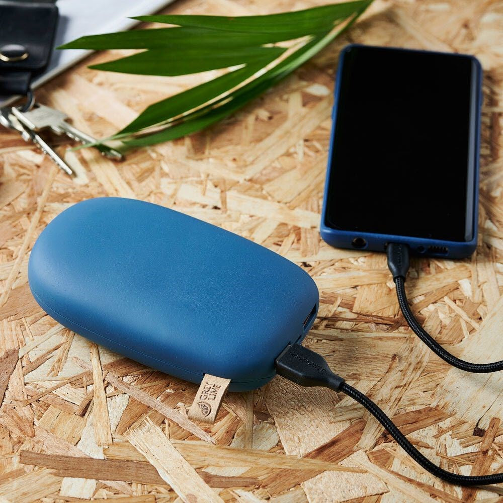 GreyLime 18W Power Stone II 10 400 mAh - PowerBank USB-A &amp; USB-C - Blå