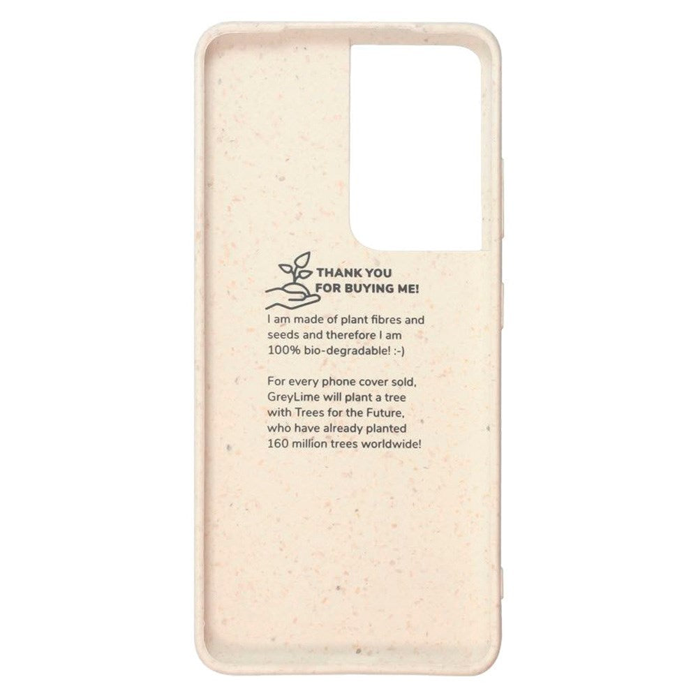 Samsung Galaxy S21 Ultra GreyLime 100% Biodegradable Cover - Beige