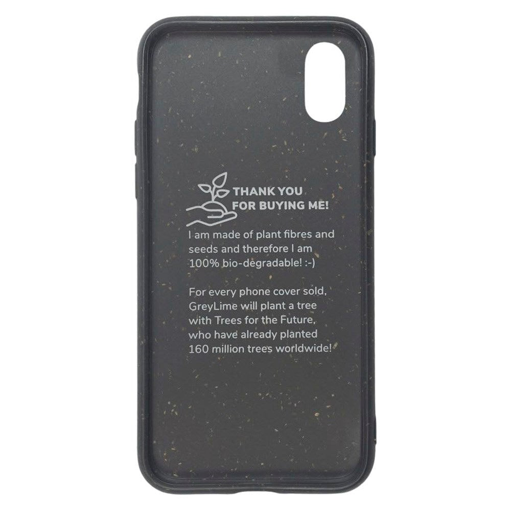 iPhone X / XS GreyLime 100% Biodegradable Cover - Sort