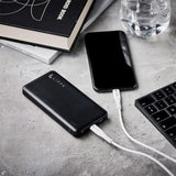 Lippa 18W Powerbank m. USB-C &amp; USB-A - 10 000 mAh - Svart